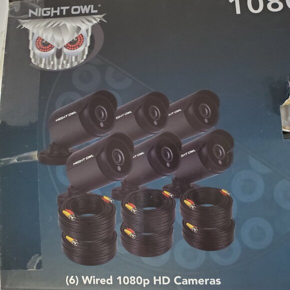Home Security Camera System 6 Cameras Wired NEW NEVER USED IN BOX - Picture 3 of 13